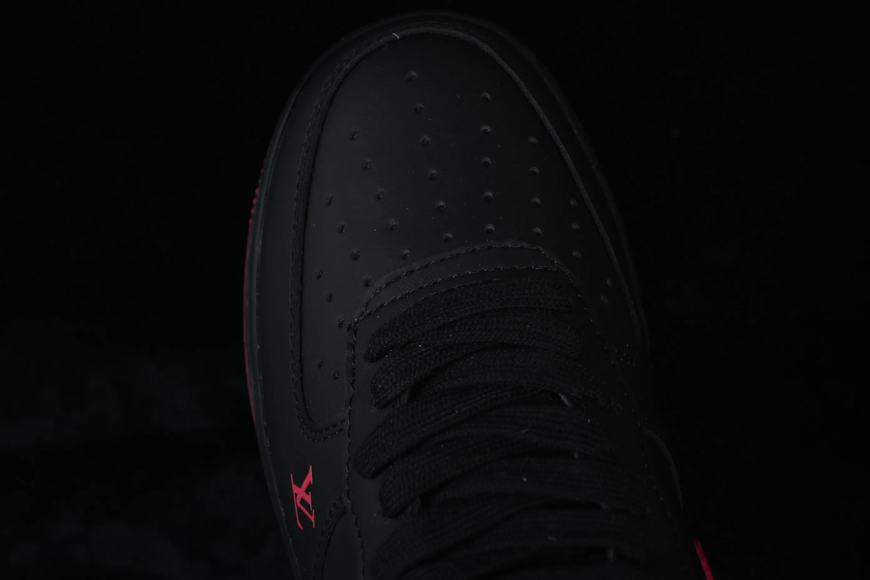 All categories Nk Air Force 1 Air Force series Nk Air Force 1 Low Air Force low top Nike Air Force 1'07 Low Year of the Horse limited edition Jet black rose red Air Force 1 low top casual sneakers FV3694-102